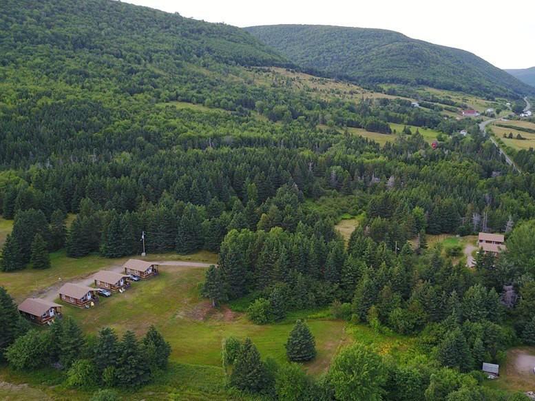 印第安雪松木屋假日公园 Margaree Forks 外观 照片